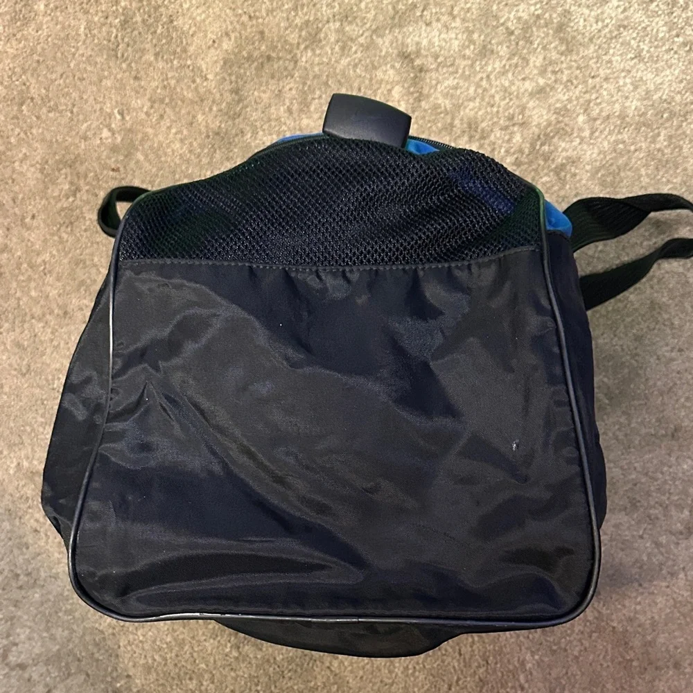 Nike Duffel Bag Gym Travel Sports Training Black Blue Colorway One Size
